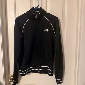 The North Face Black Jacket with White Accents